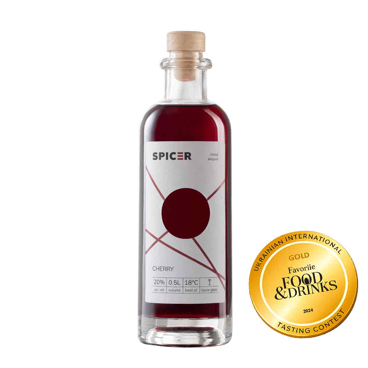 CHERRY (Вишневий лікер) 500мл — SPICER | Купити